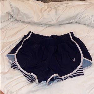 Varsity shorts with lining